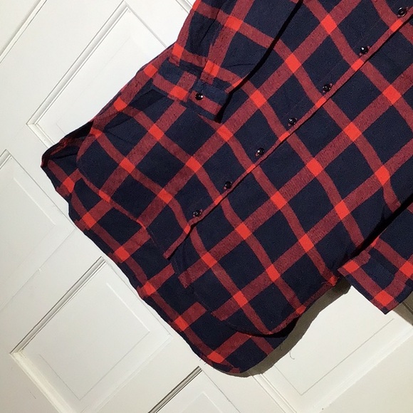 ACTING PRO WOMENS PLAID BUTTON DOWN SHIRT DRESS - Picture 5 of 13